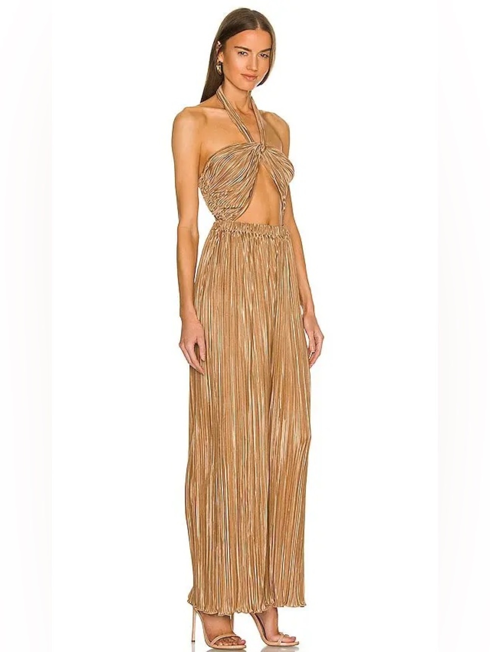 LPA Baina Cutout Halterneck Jumpsuit Size M - Picture 12 of 12